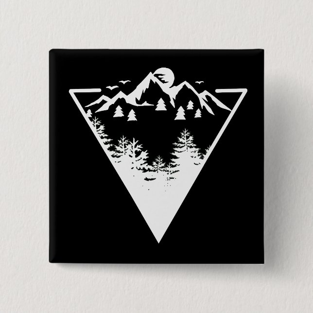 GET LOST 15 CM SQUARE BADGE (Front)