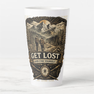 Get Lost And Find Yourself Latte Mug