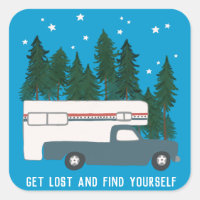 GET LOST AND FIND YOURSELF Truck Camper RVing