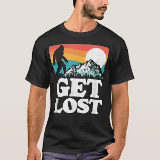 Get Lost Bigfoot Mountains Outdoor T-Shirt