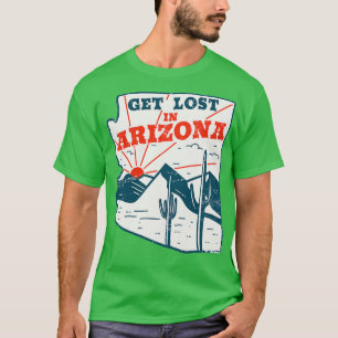 Get Lost in Arizona Vintage Desert Landscape Retro T-Shirt