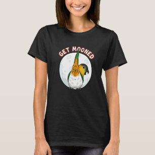 Get Mooned I Parrot Underfluffies I Black headed C T-Shirt