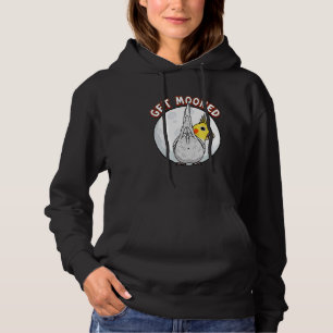 Get Mooned I Parrot Underfluffies I Lutino Cockati Hoodie