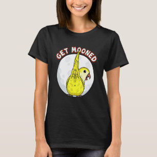 Get Mooned I Parrot Underfluffies I Yellow Monk Pa T-Shirt