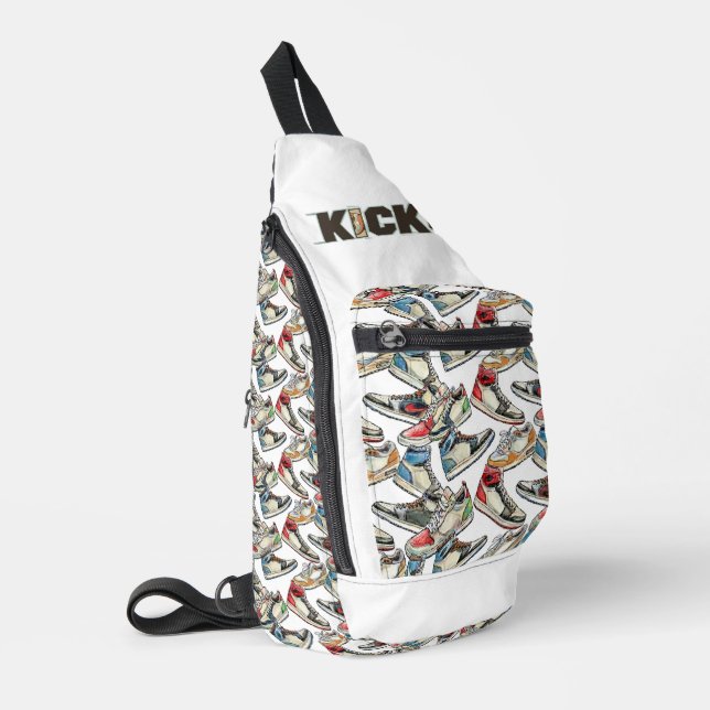 Get my Kicks - Sneaker Sling Bag Crossbody (Left Corner)