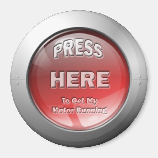 Get My Motor Running Magnet (Front)