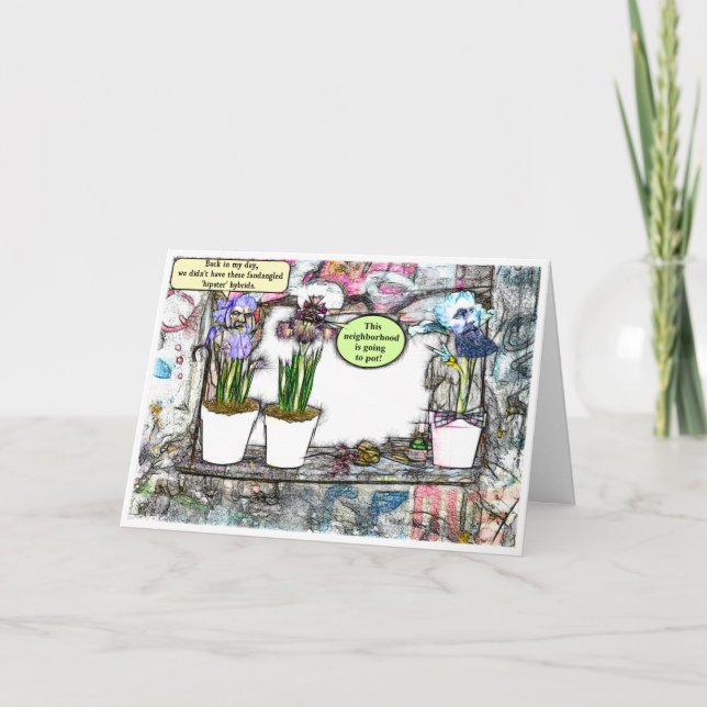 "Get Off My Lawn!" Funny Getting Older Birthday Card (Front)