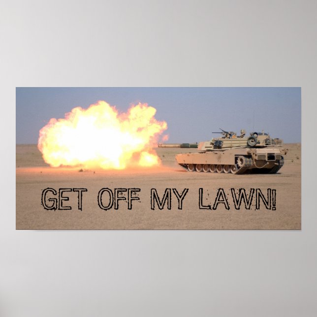 GET OFF MY LAWN! POSTER (Front)