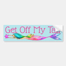 "Get Off My Tail" Personalised Mermaid