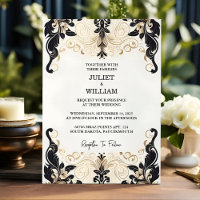 Get Ornate Retro Arabic Exotic Bold Damask Wedding