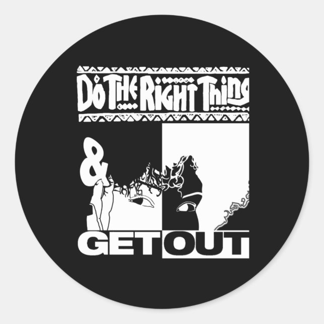 Get Out...256 Sticker  (Front)