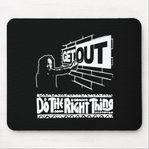 Get Out...267 Sticker Mouse Pad