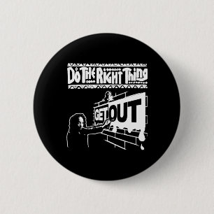 Get Out...272 Sticker 6 Cm Round Badge