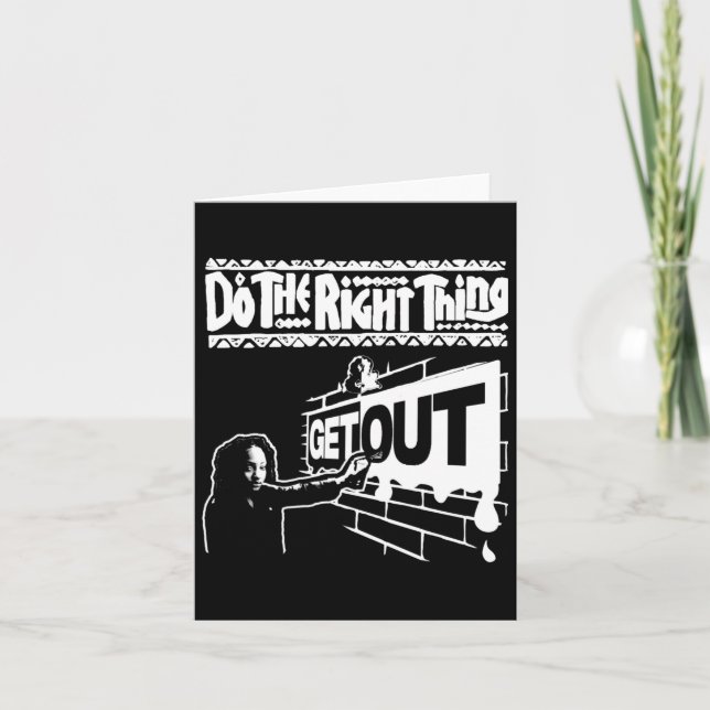 Get Out...272 Sticker  Card (Front)