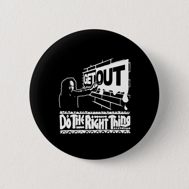 Get Out...273 Sticker  6 Cm Round Badge (Front)