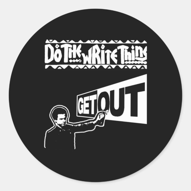 Get Out...297 Sticker  (Front)
