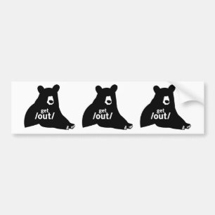 Get Out Bumper Sticker
