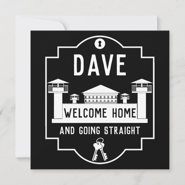 Get Out Of Jail Prison Release Gift  Card (Front)