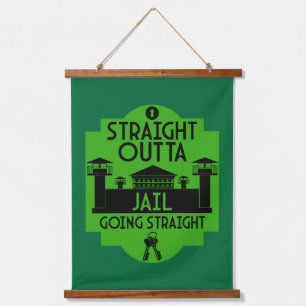 Get Out Of Jail Prison Release Gift Hanging Tapestry