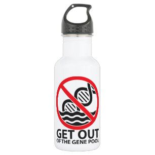 Get Out of the Gene Pool 532 Ml Water Bottle