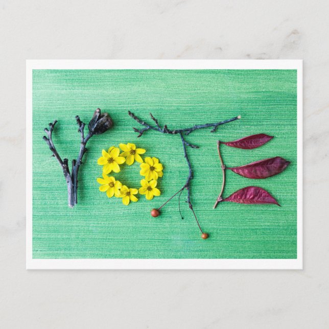 Get out the vote! postcard (Front)