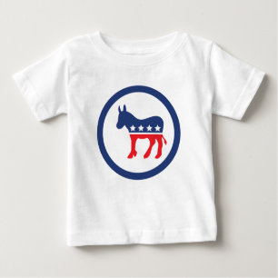 Get Out & Vote Democratic Party Donkey Baby T-Shirt