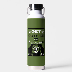 Get Outside Gardening Gift Water Bottle