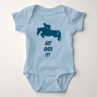 Get Over It Horse Baby Bodysuit