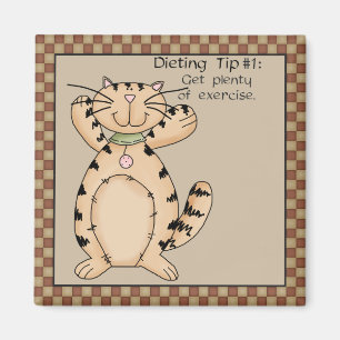 Get Plenty of Exercise - Fridge Magnet