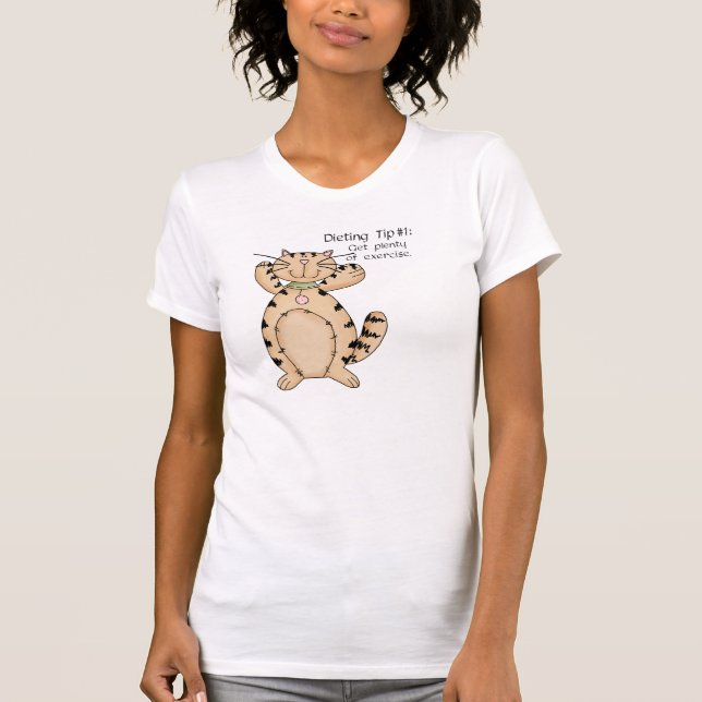 Get Plenty of Exercise - Ladie's T-Shirt (Front)