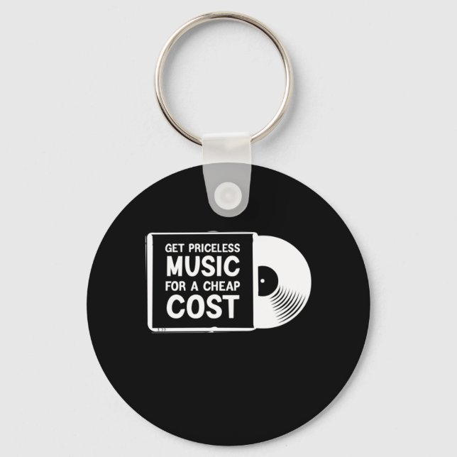 Get Priceless Music For A Cheap Cost Key Ring (Front)