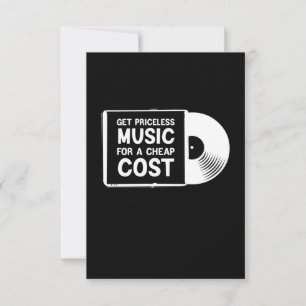 Get Priceless Music For A Cheap Cost RSVP Card