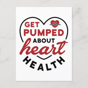 Get Pumped About Heart Health Postcard