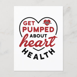 Get Pumped About Heart Health  Postcard