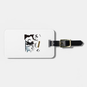 Get ready for a spook-tacular Halloween Nice party Luggage Tag