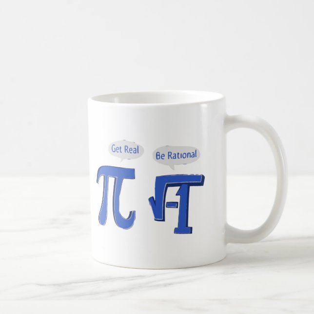Get Real Be Rational Coffee Mug (Right)