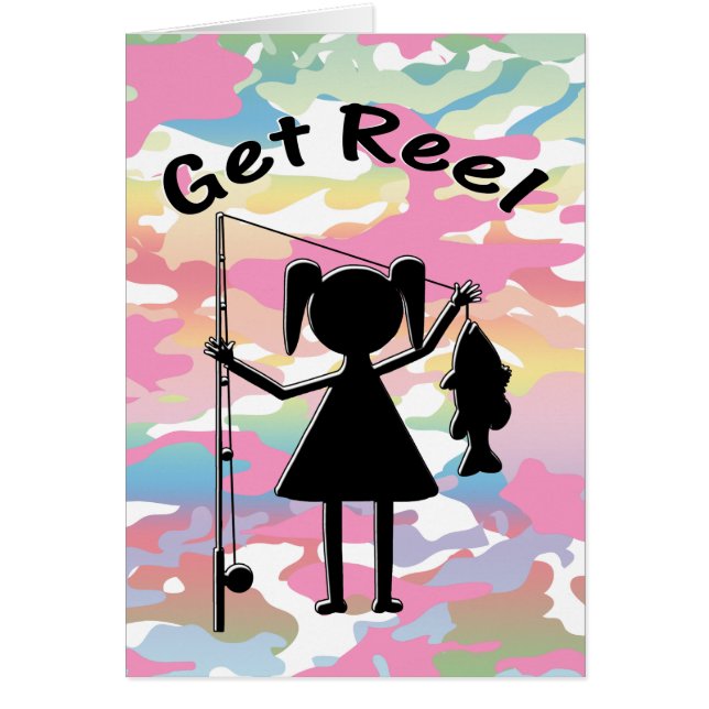 Get Reel - Little Girls Fishing (Front)