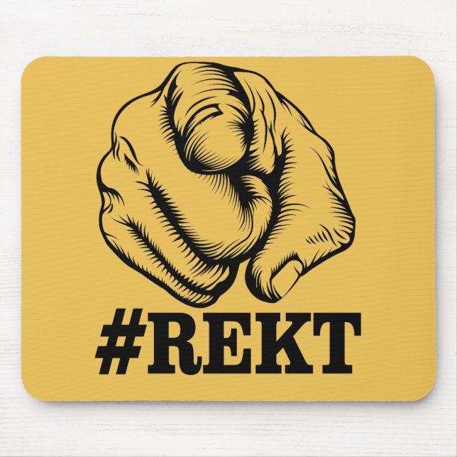 Get Rekt Mouse Pad (Front)