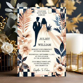 Get Retro Boho Studio Creative Illustrated Wedding Invitation