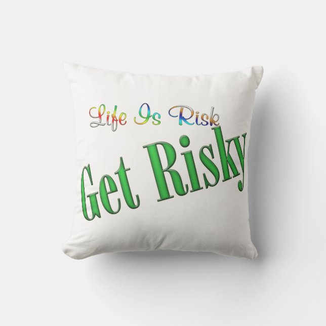 Get Risky Outdoor Cushion (Front)