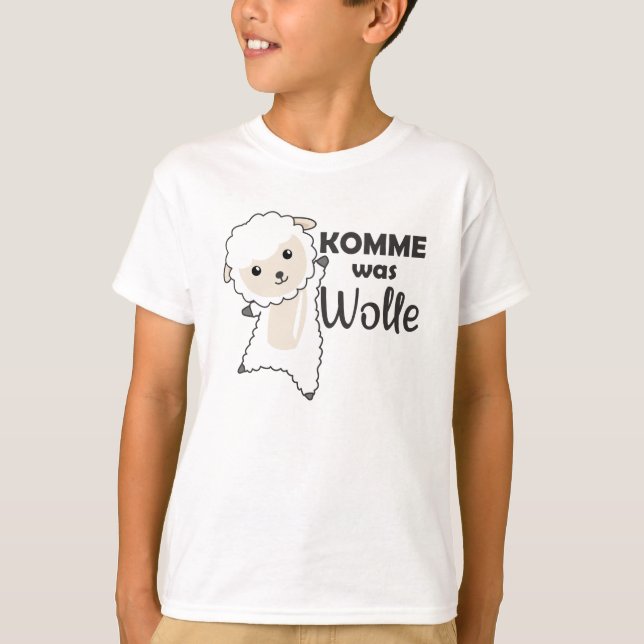 Get Something Wool Funny Sheep Word Game Sheep T-Shirt (Front)