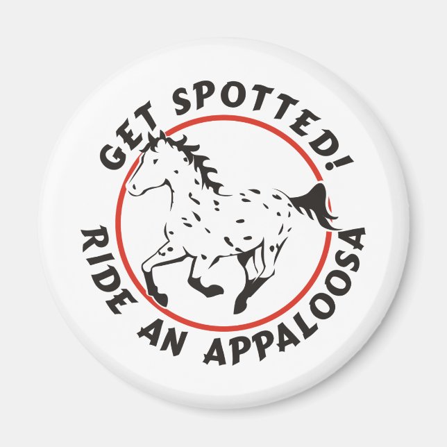 Get Spotted Leopard Appaloosa Magnet (Front)