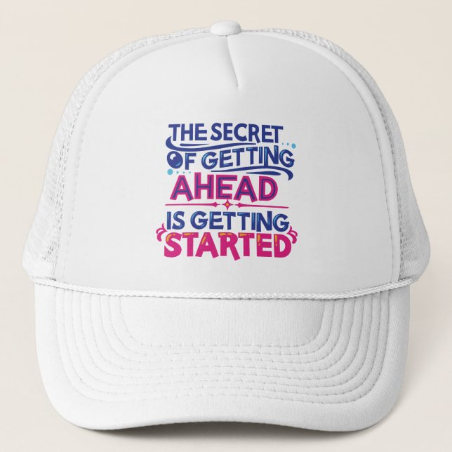 Get Started Trucker Hat (Front)