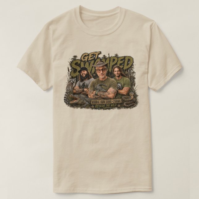 Get Swamped Crew T-Shirt (Design Front)