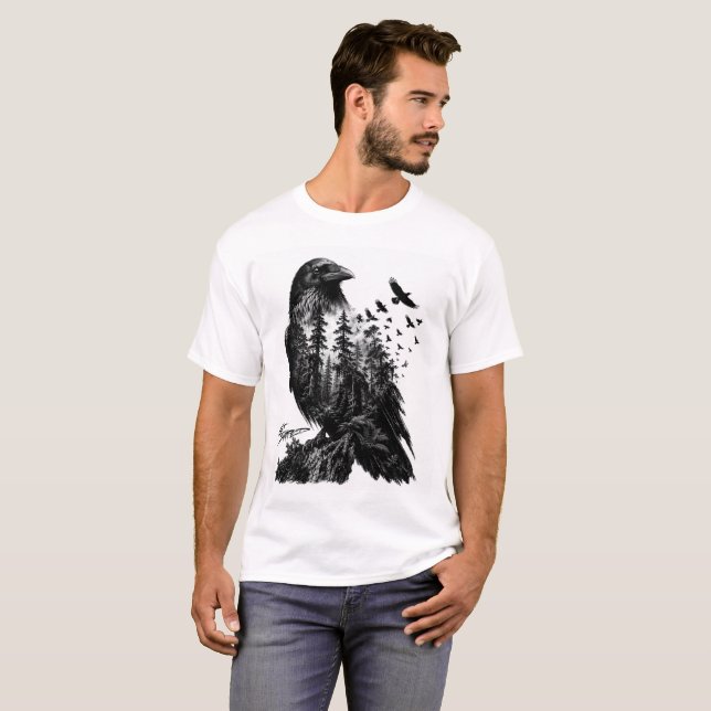 Get Swamped Raven T-Shirt (Front Full)