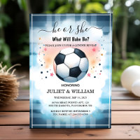 Get Team Ball Pitch Fun Soccer Field Gender Reveal