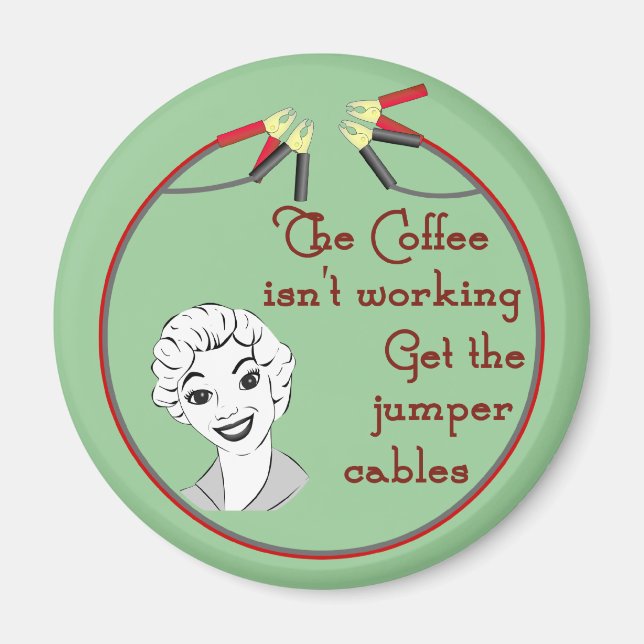 Get the Jumper Cables Magnet (Front)