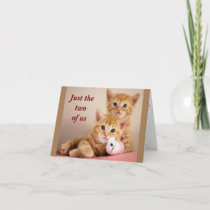 *GET THE MISTLETOE HUNG* WE CAN RUB NOSES CARD