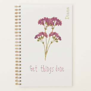 Get things done Minimal Personalised  Planner