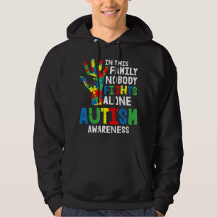 Get this cool no fights alone T-Shirt design as a Hoodie